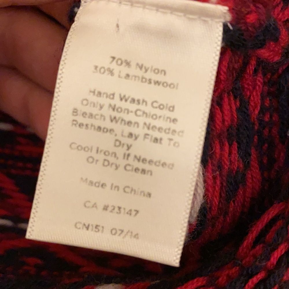 Talbots wool blend fair island sweater. Size S P - Picture 7 of 7